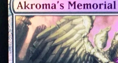 Board Game Quest - Коллекционные прокси-карты Akroma's Memorial/Akromas Will: черные,