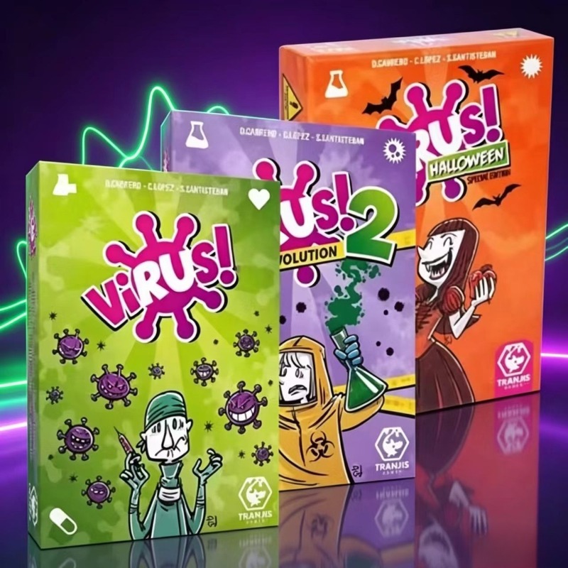 Board Game Virus - Набор семейных стратегических карточных игр серии