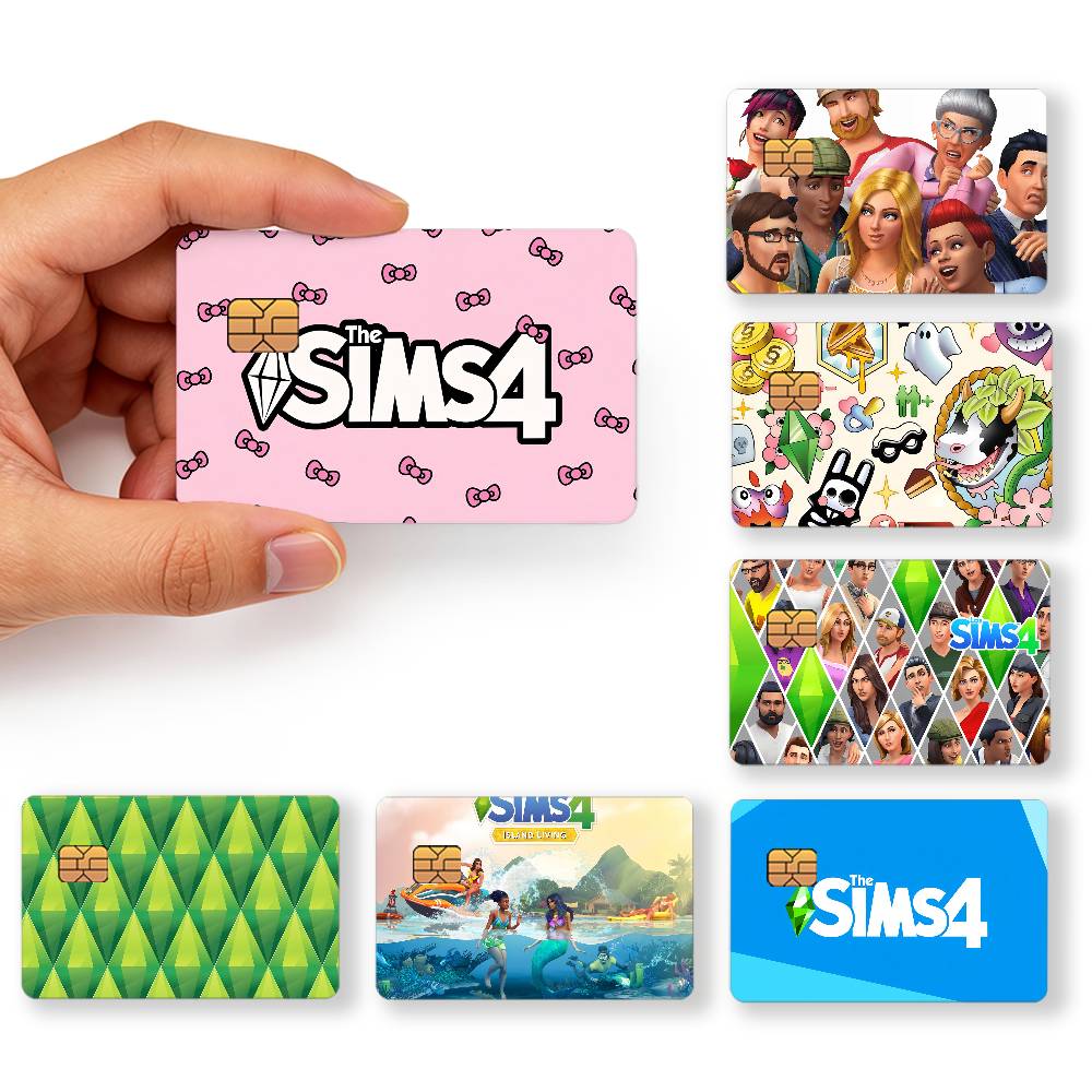 Board Game The Sims - Забавные игровые наклейки-скины для кредитных карт