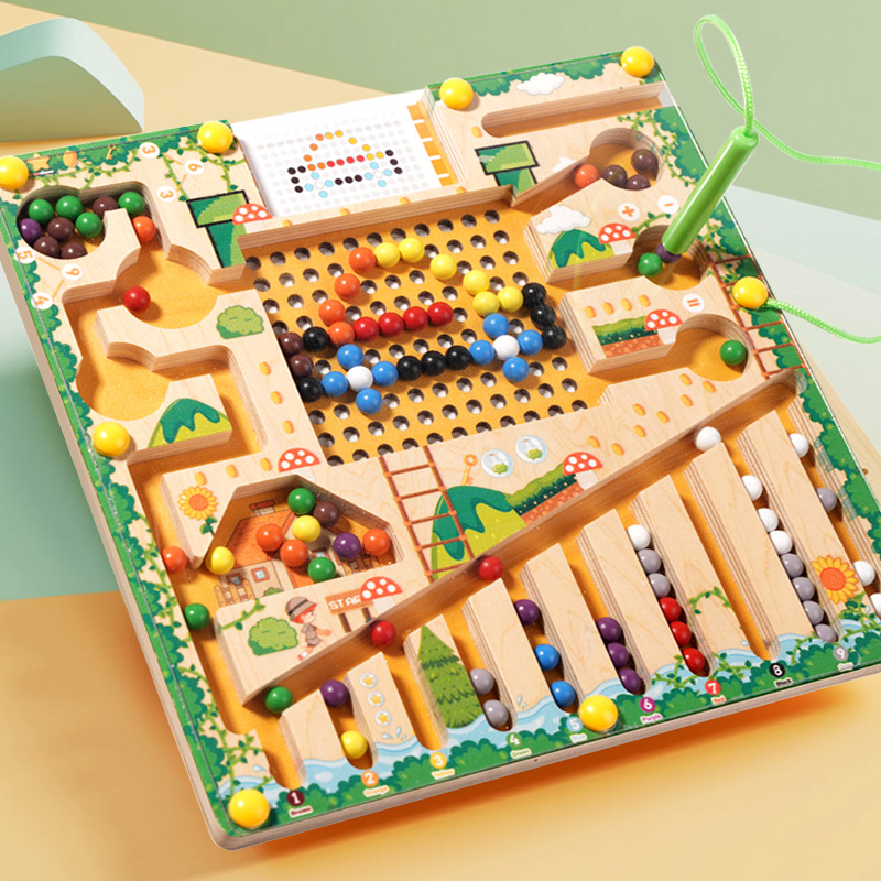 Board Game Nature - Магнитные игры для сортировки, головоломки Монтессори,