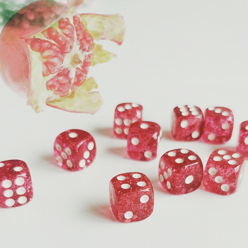 Набор из 10 шт. блестящих куби – обзор и цена Board Game Viral