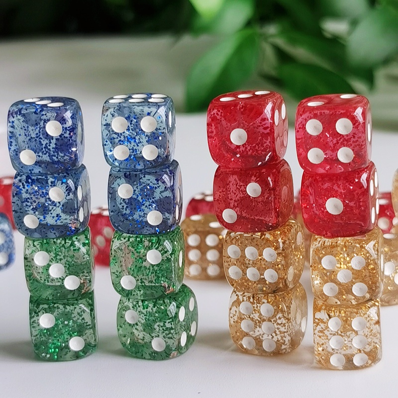 Набор из 10 шт. блестящих куби – обзор и цена Board Game Viral