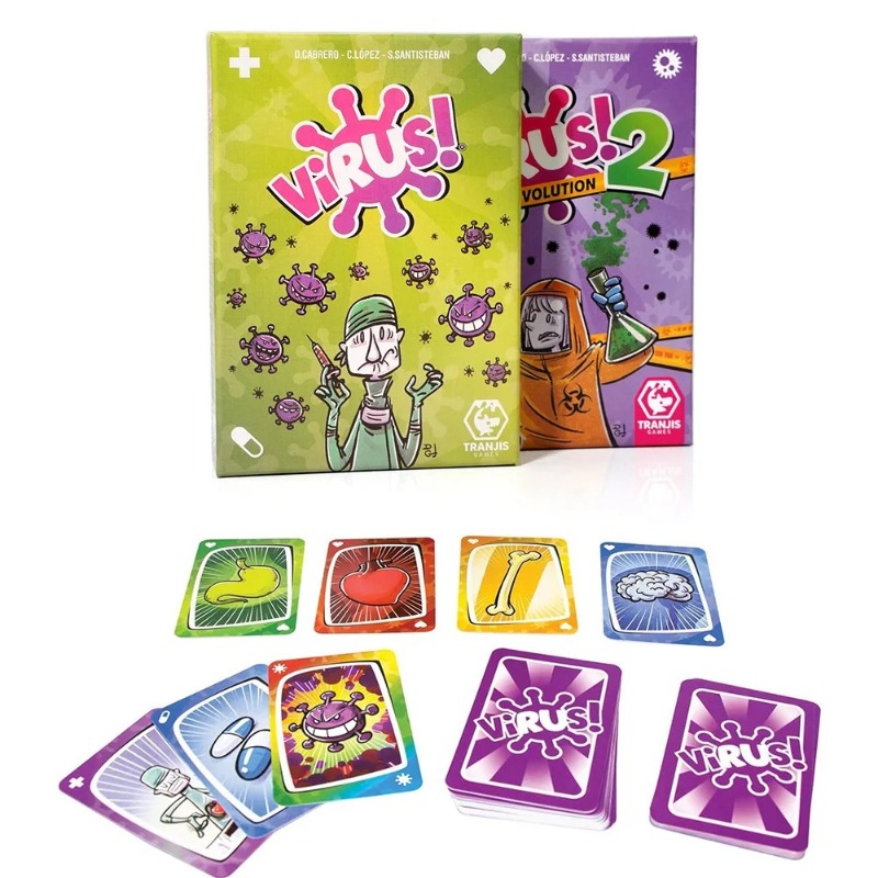 Новая интерактивная карточная  – обзор и цена Board Game Virus
