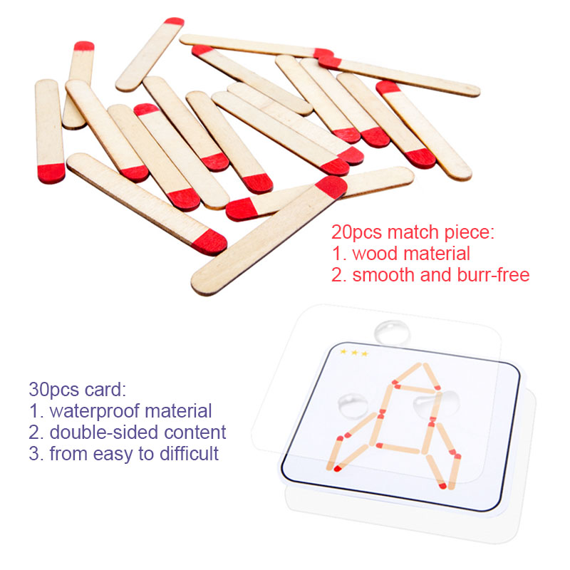 Монтессори спички головоломки  – обзор и цена Board Game Nature