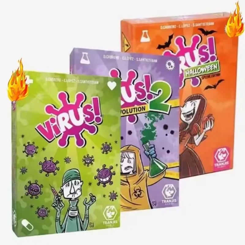 Интересная карточная игра «Вир – обзор и цена Board Game Virus